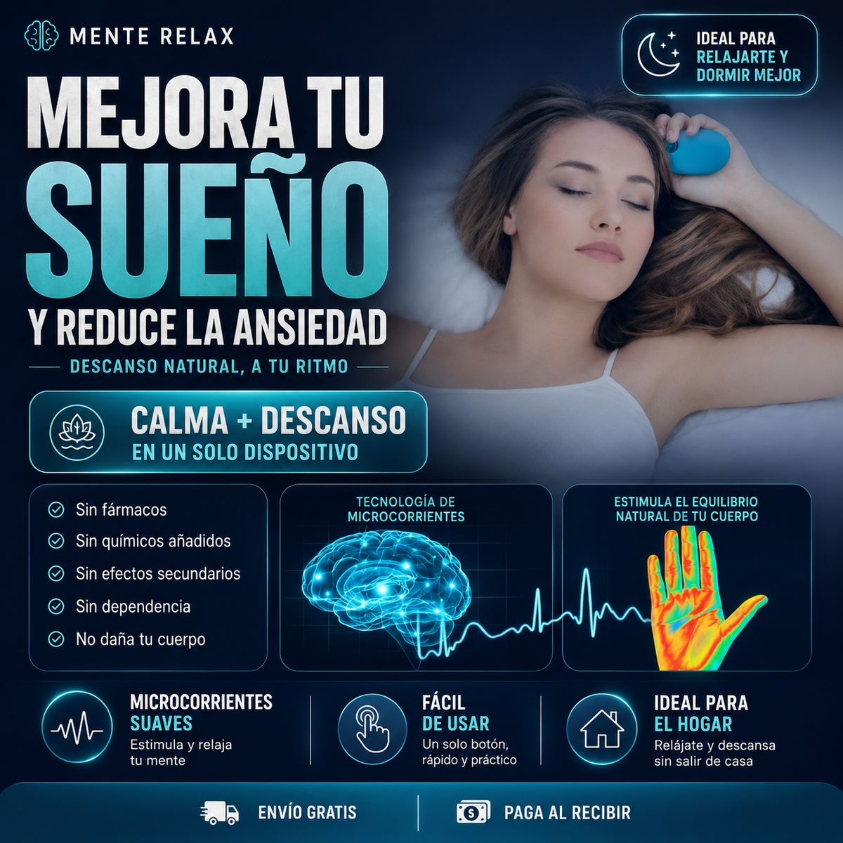 MenteRelax™ | Dispositivo Inteligente de Relajación