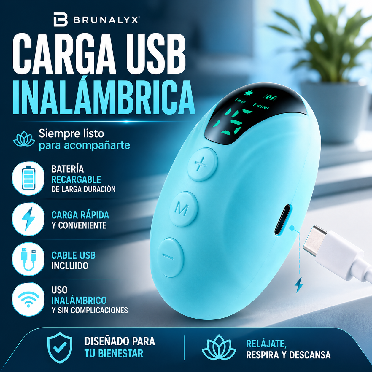 MenteRelax™ | Dispositivo Inteligente de Relajación
