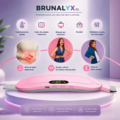 Cinturón Térmico LunaCalm® Para Alivio Menstrual Y Lumbar💗
