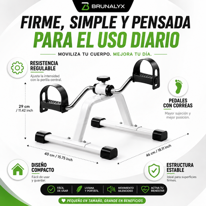 Pedalera Activa 2 en 1™ para Piernas y Brazos